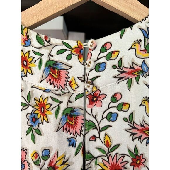 NWT byTiMo Bird Print Crepe Satin Maxi Dress Size XS MSRP $488 - Picture 6 of 12